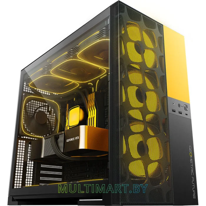 Корпус Geometric Future Model 5 Vent (черный/желтый)
